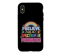Je Crois en Un éventail de possibilités - Autism Awareness Coque pour iPhone X/XS
