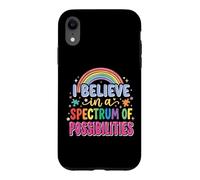 Je Crois en Un éventail de possibilités - Autism Awareness Coque pour iPhone XR