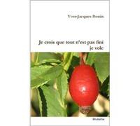 Je crois que tout n'est pas fini, je vole BOUIN, Yves-Jacques (Auteur)