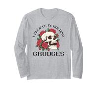 Je Crois qu'il Faut Garder rancune Skull and Roses Manche Longue