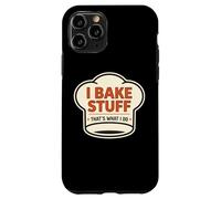 Je Cuisine des Trucs, C'est ce Que Je Fais Vintage Baker Baking Funny Coque pour iPhone 11 Pro