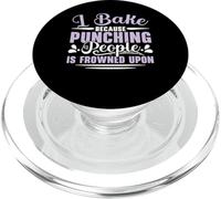Je Cuisine Parce Que C'est Mal vu Baker Baking de Donner des Coups de Poing PopSockets PopGrip pour MagSafe