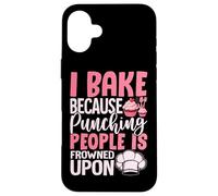Je Cuisine Parce Que Frapper Les Gens n'est Pas vu Coque pour iPhone 16 Plus