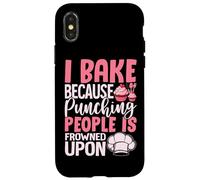 Je Cuisine Parce Que Frapper Les Gens n'est Pas vu Coque pour iPhone X/XS