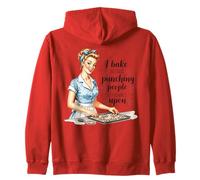 Je Cuisine Parce Que Frapper Les Gens n'est Pas vu Sweat à Capuche