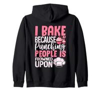 Je Cuisine Parce Que Frapper Les Gens n'est Pas vu Sweat à Capuche