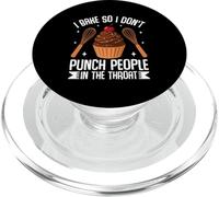Je Cuisine pour ne Pas Frapper Les Gens dans la Gorge PopSockets PopGrip pour MagSafe