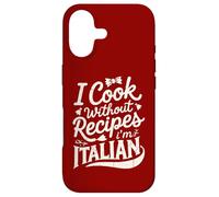 Je Cuisine sans Recettes, Je suis Italien Coque pour iPhone 17