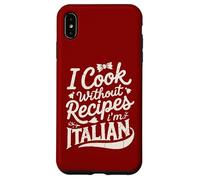Je Cuisine sans Recettes, Je suis Italien Coque pour iPhone XS Max