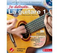 Je débute la guitare Livre avec un CD et un DVD - Collectif - Hit Diffusion - Livre CD - Guide CD