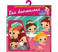 Je décore mon poster avec les gommettes: Les danseuses - De 3 à 5 ans