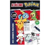Je Décore Pokémon - Mes Combats Pokémon - Avec Plus De 200 Stickers