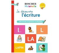 Je Découvre L'écriture - Avec Un Feutre Effaçable Et Des Autocollants Repositionnables