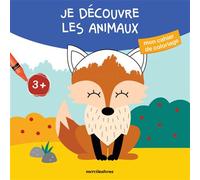 Je découvre les animaux - Mon cahier de coloriage - Carotte Et Compagnie - Merci Les Livres - broché - Document jeunesse