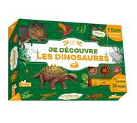 Je découvre les dinos - coffret avec lampe et kit excavation - Eric Mathivet - Deux Coqs D'or - Boîte ou accessoire - Jeux livres objets