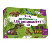 Je Découvre Les Dinosaures - Avec 1 Livre Documentaire, 1 Kit D'excavation, 1 Squelette À Assembler, Et 16 Images À Projeter