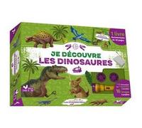 Je découvre les dinosaures - coffret avec lampe et kit excavation Eric Mathivet (Auteur), Collectif (Illustration)