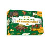Je Découvre Les Dinosaures - Coffret Avec Lampe, Images À Projeter Et Kit Excavation