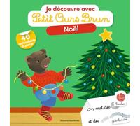 Je découvre Noël avec Petit Ours Brun - Premiers autocollants - Dès 2 ans