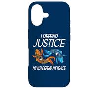 Je défends la Justice Mes koï défendent ma Paix Avocat Amoureux des carpes koï Coque pour iPhone 17