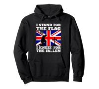 Je défends Le Drapeau, Je m'agenouille pour The Fallen Union Jack Sweat à Capuche