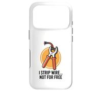 Je dénude Le Fil, Pas Gratuitement, Un électricien drôle Coque pour iPhone 17 Pro
