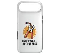 Je dénude Le Fil, Pas Gratuitement, Un électricien drôle Coque pour iPhone Air