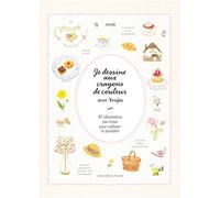 Je dessine aux crayons de couleur avec Yeojin 80 illustrations pas à pas pour sublimer le quotidien - Yeojin Seo - Dessain Et Tolra - broché - Document jeunesse