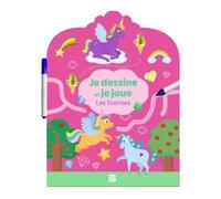 Je dessine et je joue - Les licornes - Collectif - Le Ballon Eds - broché - Document jeunesse