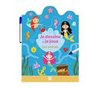 Je dessine et je joue - Les sirènes - Collectif - Le Ballon Eds - broché - Document jeunesse