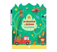 Je dessine et je joue : Pompiers - Collectif - Le Ballon Eds - broché - Document jeunesse