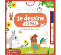 Je dessine, j'efface Petites Pousses Les animaux de la ferme