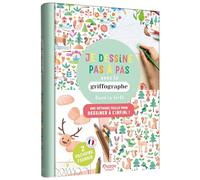 Je dessine pas à pas avec le griffographe - Dans la forêt - Hélène Jourdain - Auzou Éditions - relié - Document jeunesse
