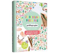 Je dessine pas à pas avec le griffographe - Dans la forêt - Hélène Jourdain - Auzou Philippe Eds - relié - Document jeunesse