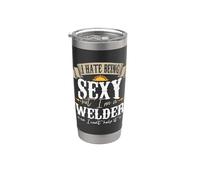 Je déteste être sexy mais je suis soudeuse Gobelet isotherme en acier inoxydable double paroi