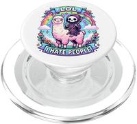 Je Déteste Les Gens Lama Faucheuse Humour Kawaii PopSockets PopGrip pour MagSafe