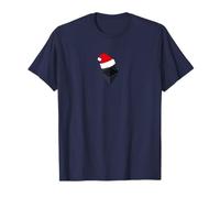 Je Déteste Les Gens Noël Santa Humeur Sarcastique T-Shirt