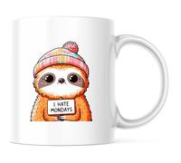 Je Déteste Les Lundis Tasse À Café Céramique Tasses À Thé Élégantes Tasse Pour Travail Lait Cacao 330Ml