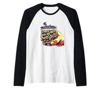 Je DÉTESTE Mon Patron, Je DÉTESTE Les TRIPES DE Mon Patron - Whiskey Attitude Graphic Manche Raglan