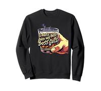 Je DÉTESTE Mon Patron, Je DÉTESTE Les TRIPES DE Mon Patron - Whiskey Attitude Graphic Sweatshirt