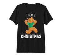 Je déteste Noël, Biscuit Triste, Motif de Noël Amusant T-Shirt Haut de Gamme