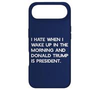 Je DÉTESTE Quand Je ME LÈVE Le Matin ET Que Trump EST PRÉSIDENT Meme Coque pour iPhone Air