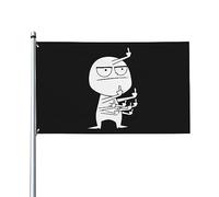 Je Déteste Tout Le Monde Drapeaux Imprimé Drapeaux De Maison Double Face Décoration Bannière 90X150Cm Pour Événement Extérieure Ferme