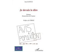 Je devais le dire