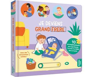 Je deviens grand frère / grande soeur - Naomikado - Auzou Philippe Eds - cartonné - Document jeunesse