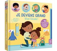 Je deviens grand - Vive l'école ! - 10 accomplissements pour préparer sa première rentrée - Héloïse Mab - Auzou Philippe Eds - cartonné - Album jeunesse