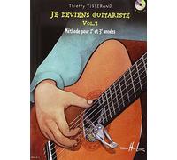 Méthodes et pédagogie LEMOINE TISSERAND THIERRY - JE DEVIENS GUITARISTE VOL.2 + CD Guitare acoustique