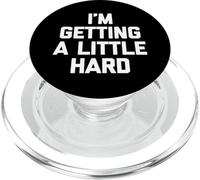 Je deviens Un Peu Dur - C'est drôle de dire des Gars sarcastiques PopSockets PopGrip pour MagSafe