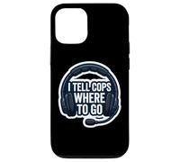 Je dis aux flics où Aller 911 Dispatcher First Responder Funny Coque pour iPhone 12/12 Pro