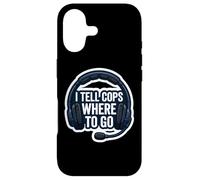 Je dis aux flics où Aller 911 Dispatcher First Responder Funny Coque pour iPhone 17